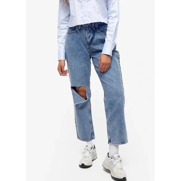 Good American 90s Duster Straight Leg Jeans Plus Size 18 NWT - Picture 1 of 11